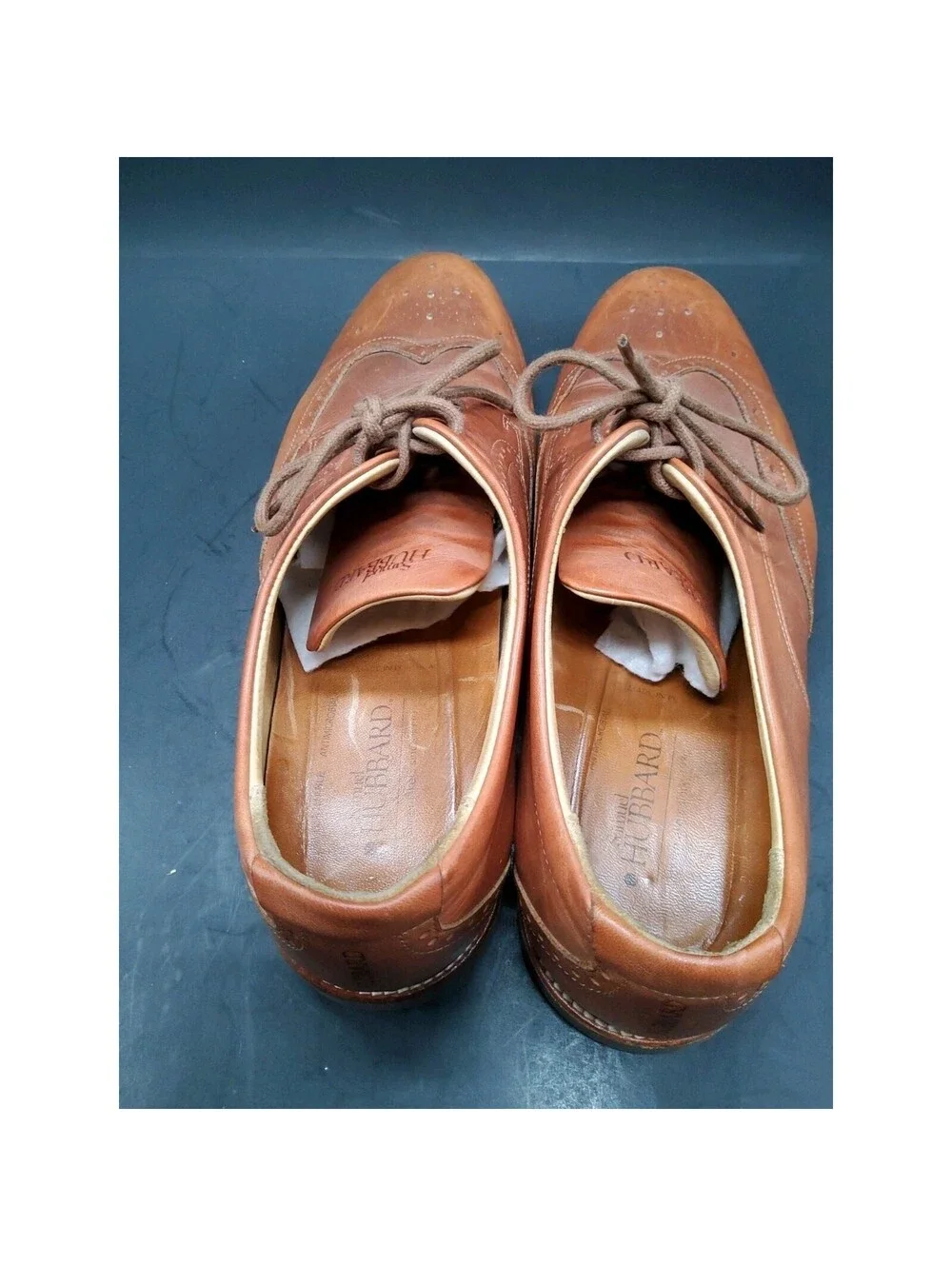 Samuel Hubbard Shoes ‘Tipping Point’ Brown Leather Wingtip Dress Men's Sz 12